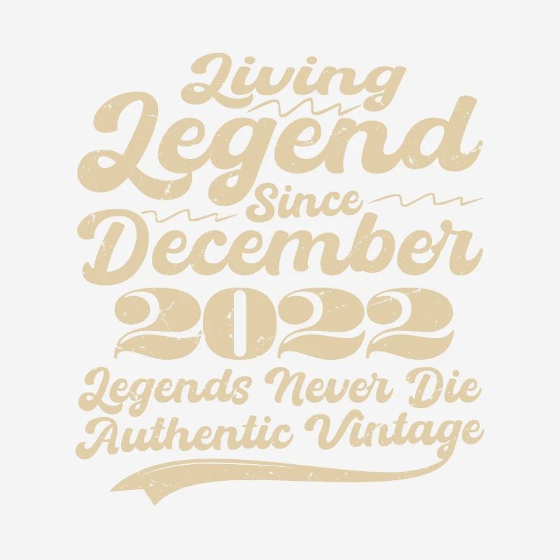 Once upon a time there was a legend. December 2022 Birth