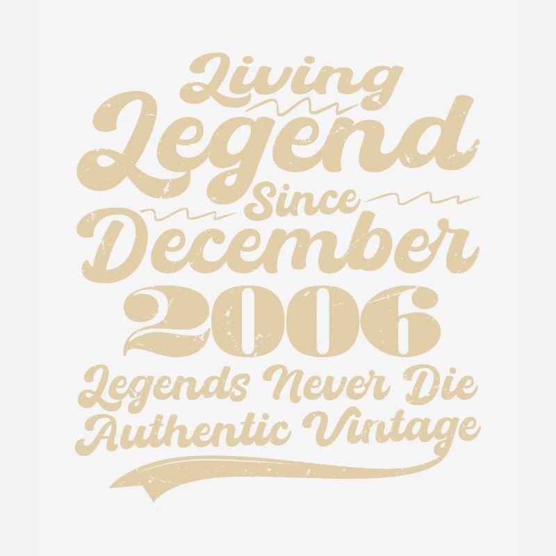 Once upon a time there was a legend. December 2006 Birth