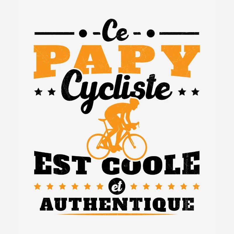 Ce papy cycliste est coole et authentique