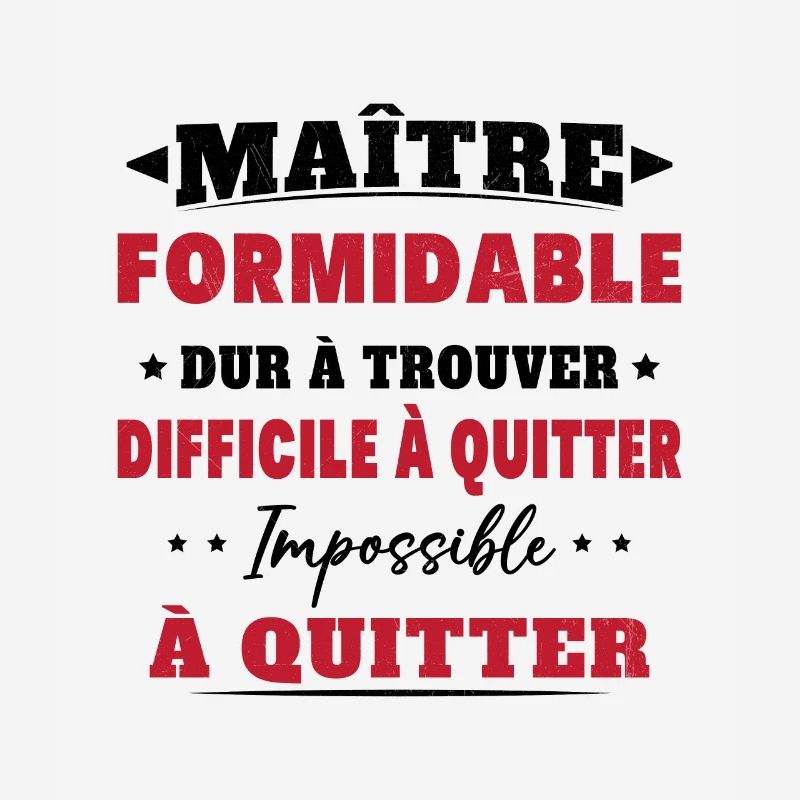 Maître formidable idée cadeau maître d'école