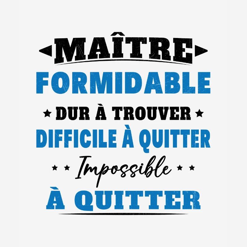 Maître formidable idée cadeau maître d'école