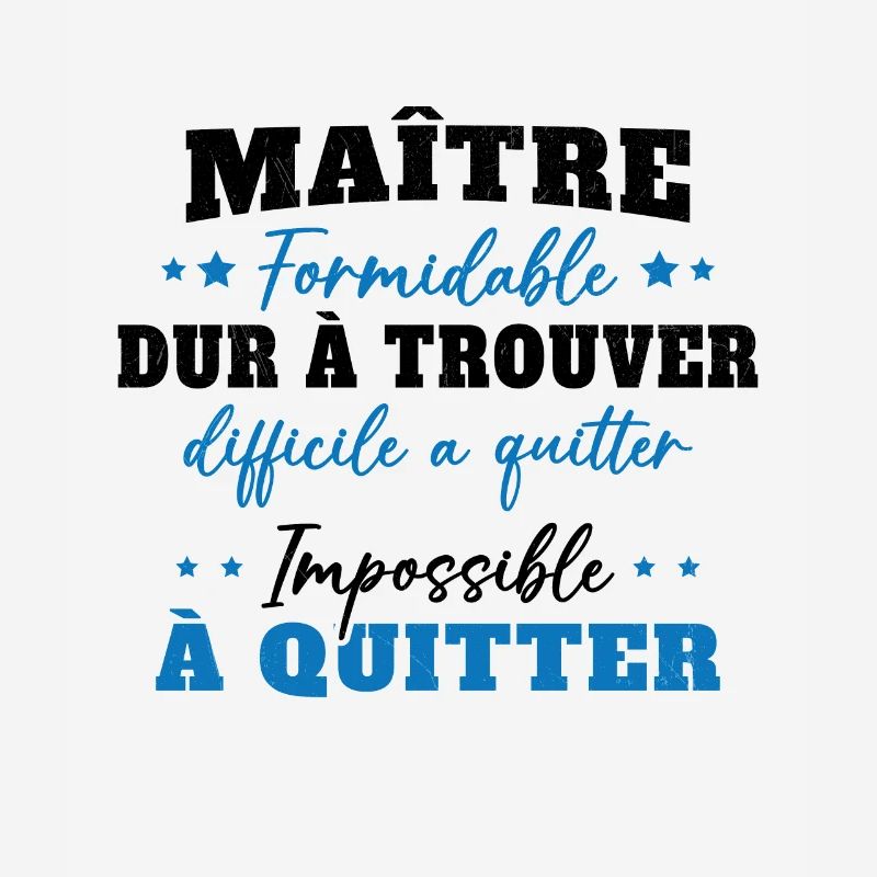 Maître formidable idée cadeau maître d'école