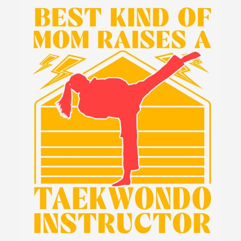 Die beste Mutter zieht einen Taekwondo-Lehrer auf