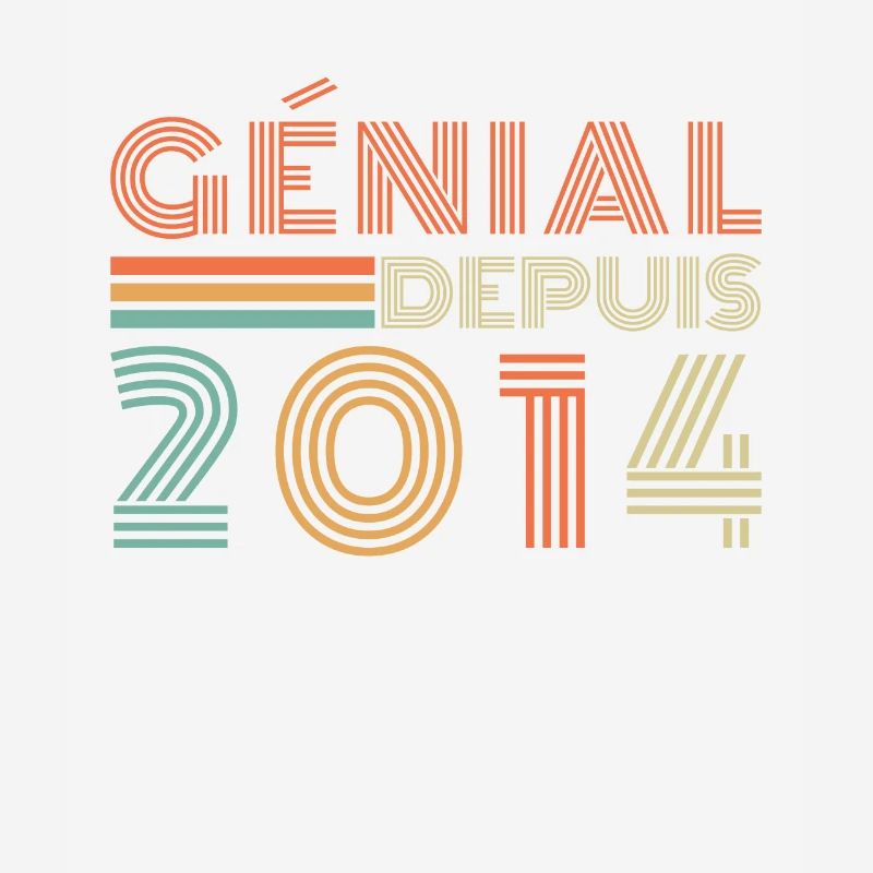 Fantastisch seit 2014 Retro Geburtstagsgeschenk