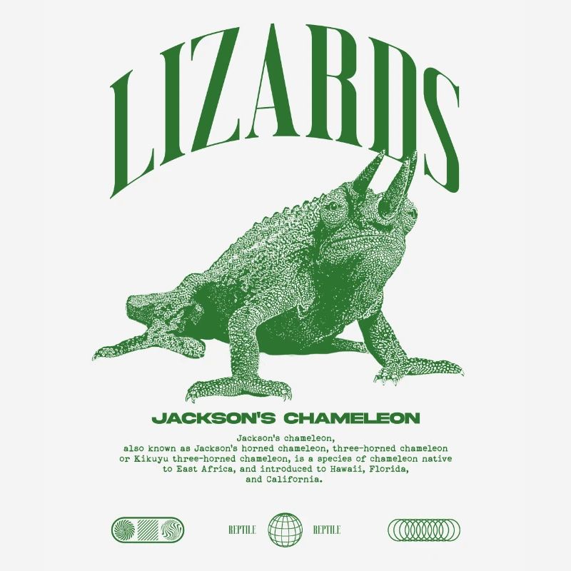Jackson's Chameleon Streetwear Lizard Keeper