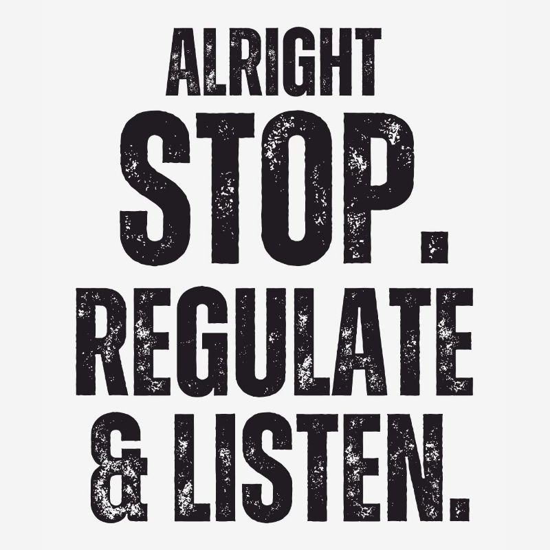 Arrêtez de réguler et d’écouter Enseignant