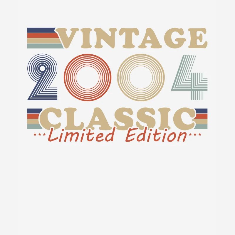 2004 Vintage Retro Geburtstagsgeschenk