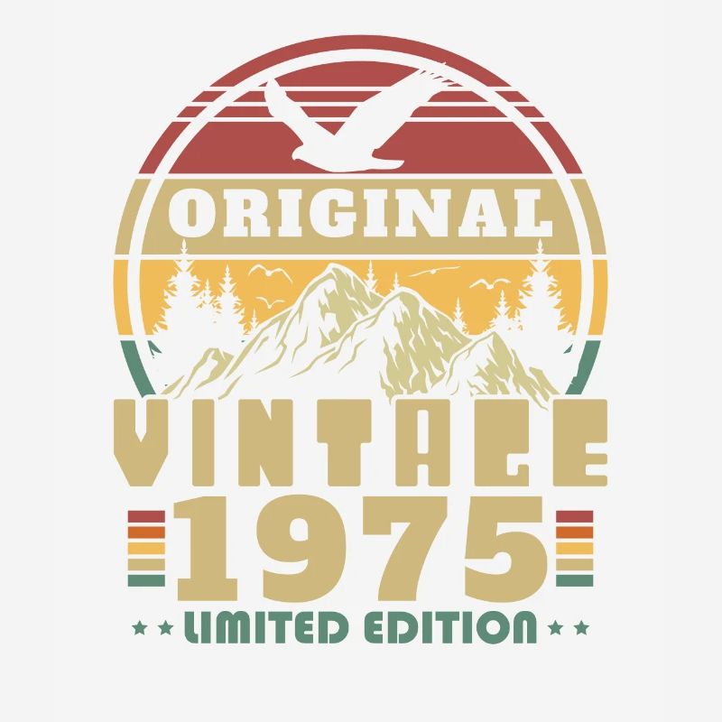 1975 Vintage Retro Geburtstagsgeschenk