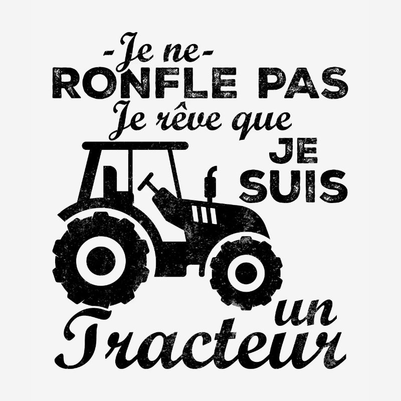 Ich schnarche nicht, ich träume, dass ich ein Traktor bin