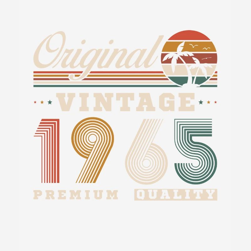 Original 1965 Vintage Retro Geburtstagsgeschenk