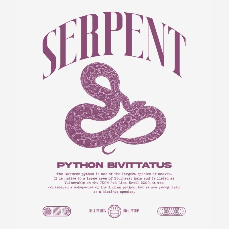Python Birman Moderne Reptile Keeper Streetwear