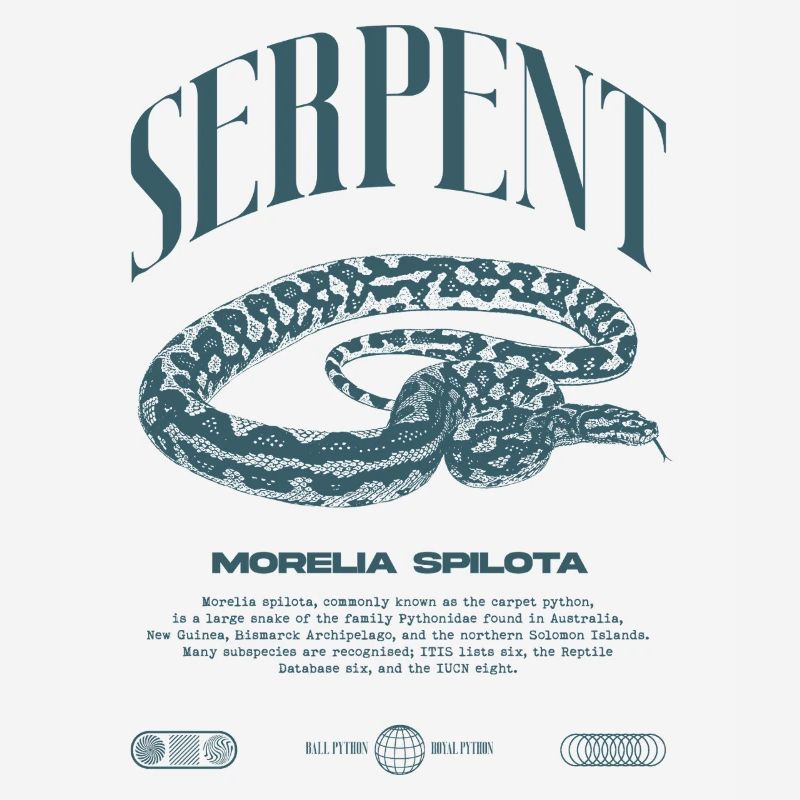 Carpet Python Modern Reptile Keeper Streetwear
