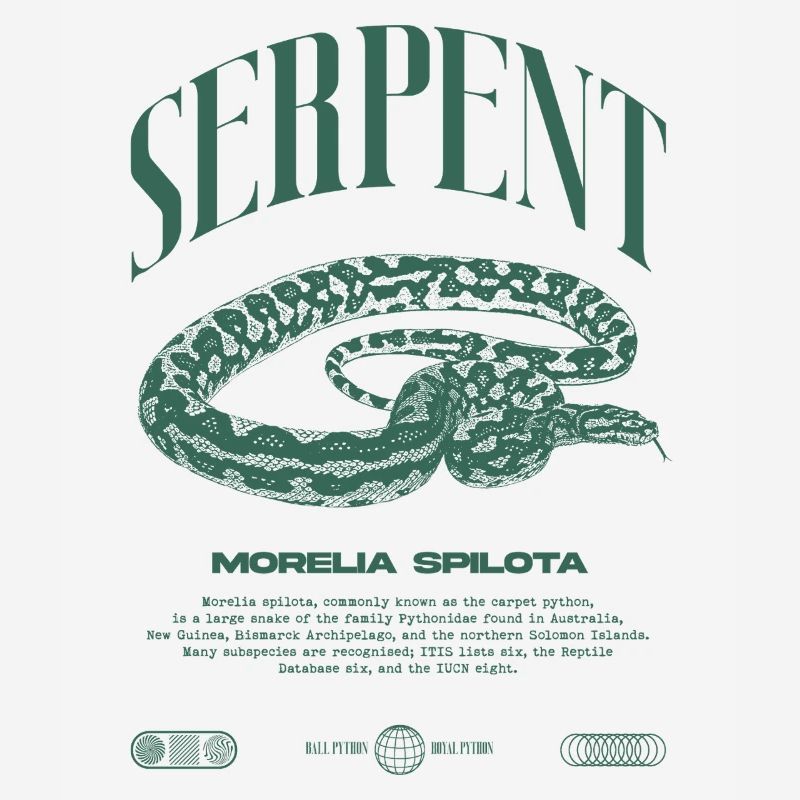 Carpet Python Modern Reptile Keeper Streetwear