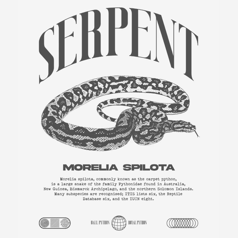 Carpet Python Modern Reptile Keeper Streetwear