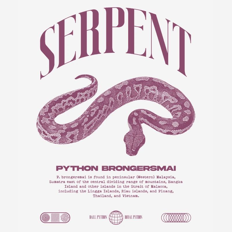 python de sang moderne reptile keeper streetwear