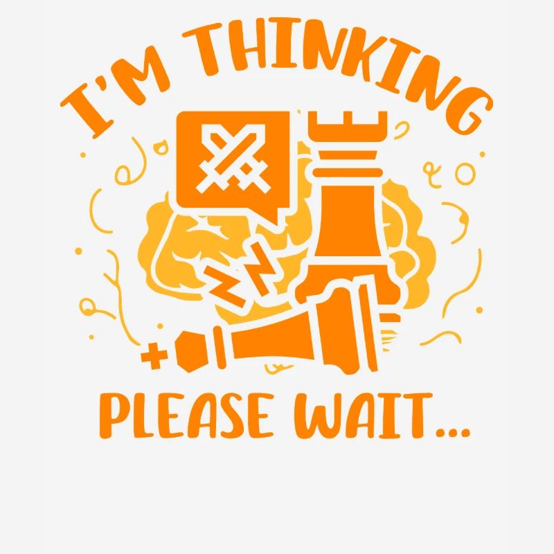 Ich denke, bitte warte Schach