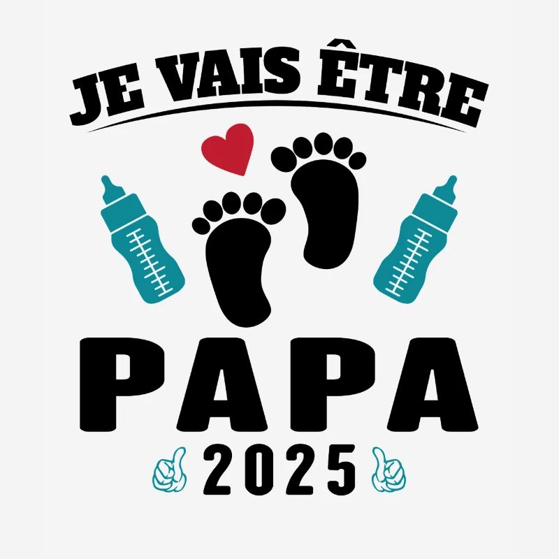 Mann Papa wird 2025 Geschenk