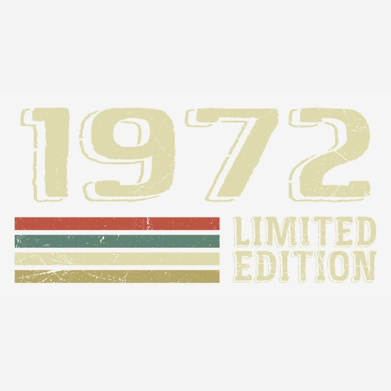 Born in 1972 Birthday 1972 Vintage 1972