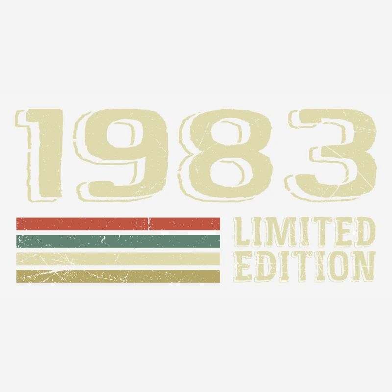 Born in 1983 Birthday 1983 Vintage 1983