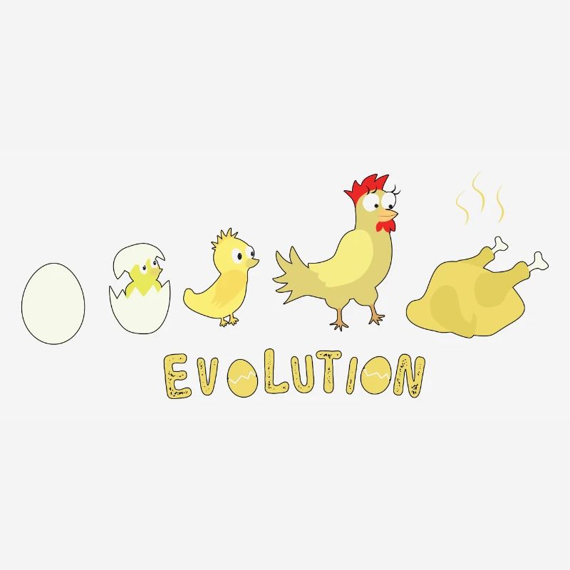 Evolution Ei Huhn Brathähnchen BBQ Barbecue