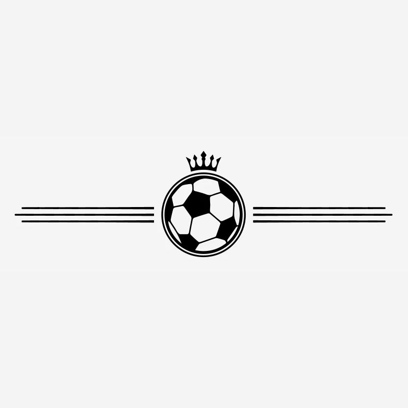 soccer crest crown stroke