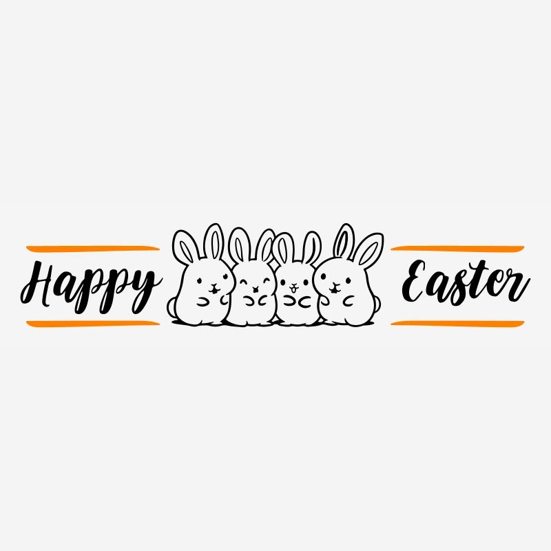 Frohe Ostern Hasen Team