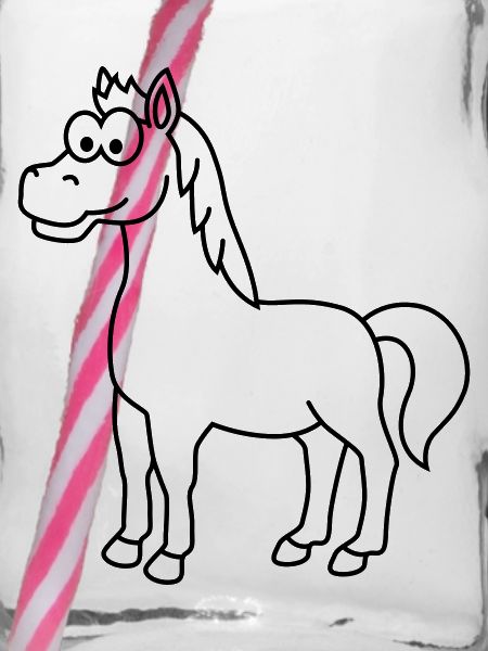 Cheval Comic Animal