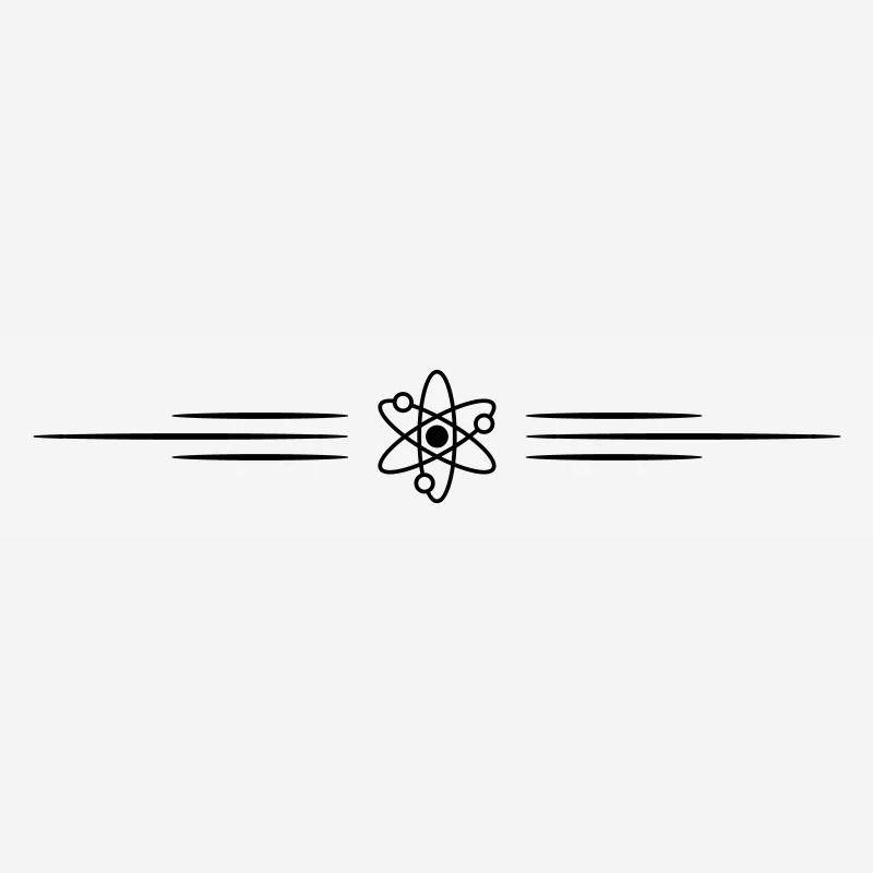 Symbole de ligne d’atome