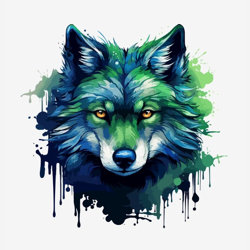 Blauer Wolf