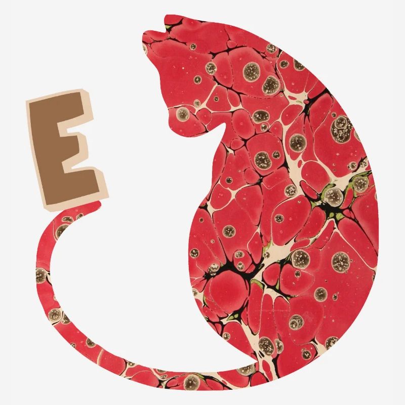 Lettre E avec Cat E 245