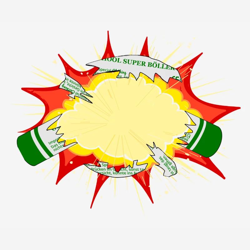 Böller Explodes Fireworks Pyro