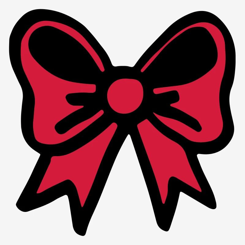 Bow red / bow red - bow tie - celebration