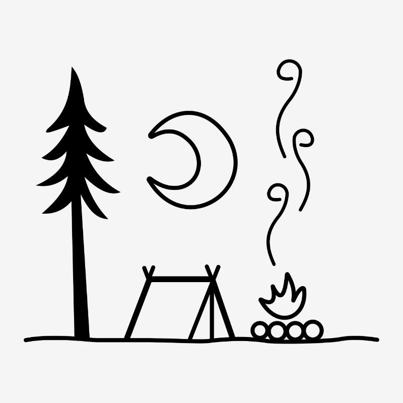 Camping Camp camp feu de camp