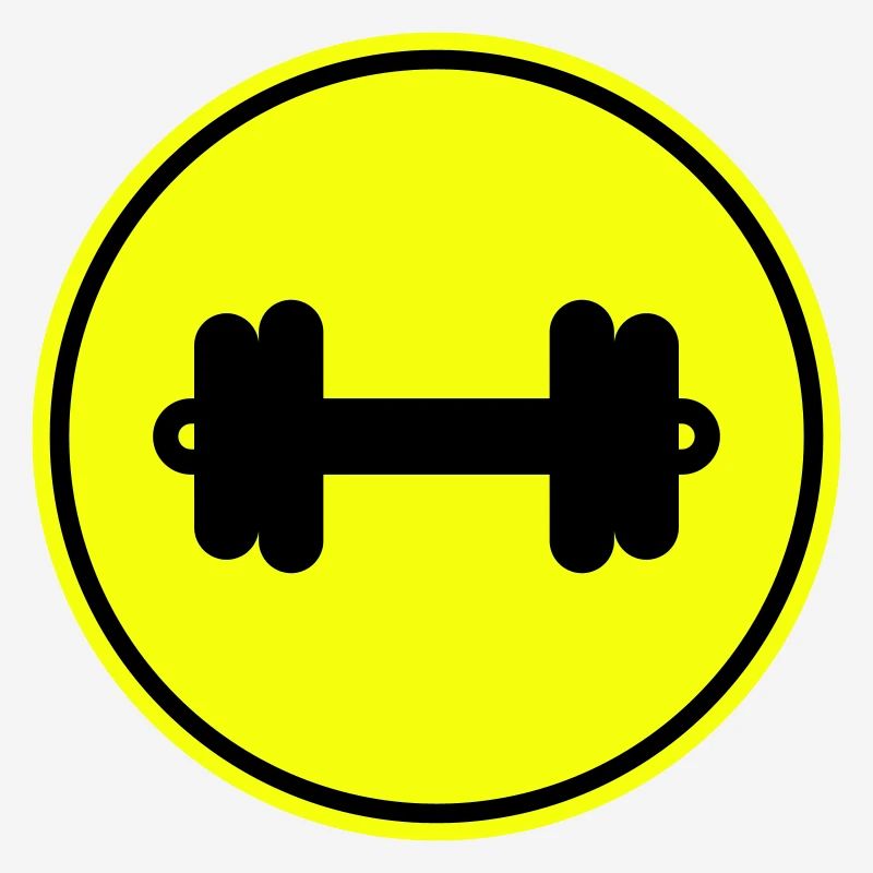 Dumbbell weights icon