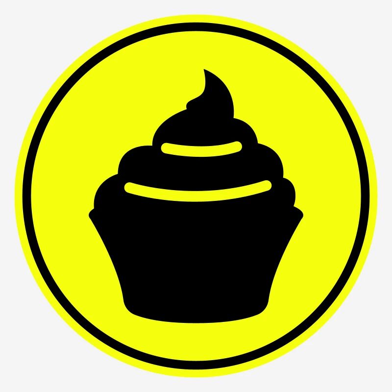 Icône Muffin Silhouette