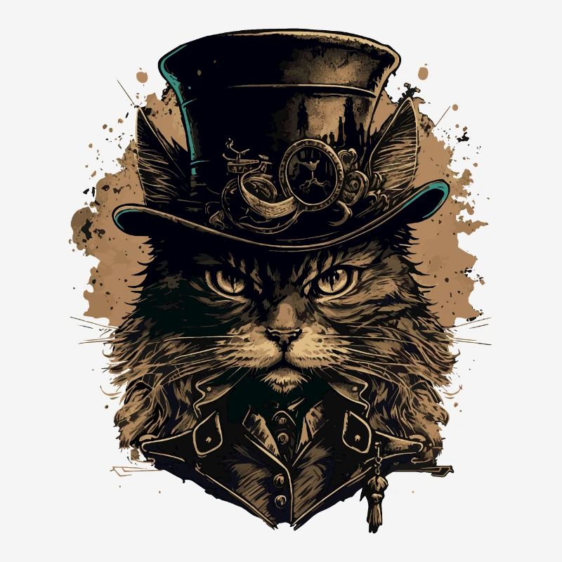 Steampunk Katze