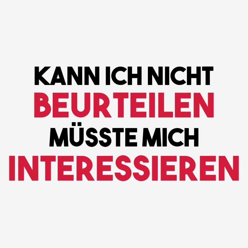 KANN ICH NICHT BEURTEILEN Geschenk