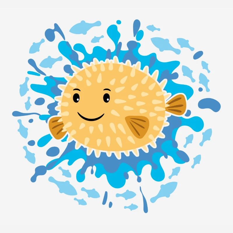 Doux petit poisson-globe