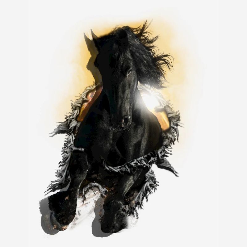 3D Pferd