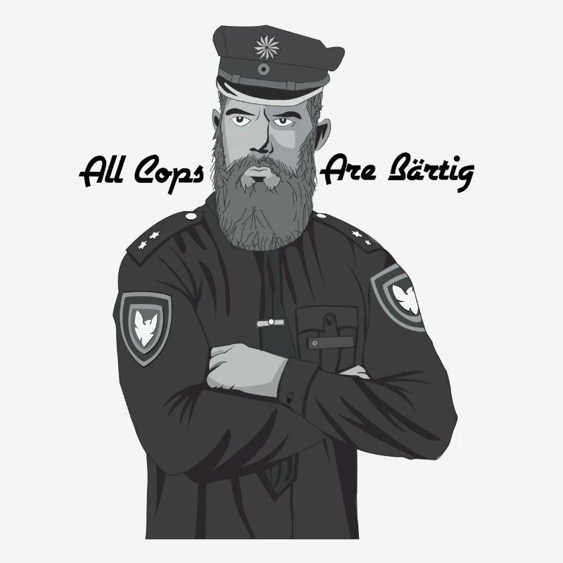 Bärtig Cop