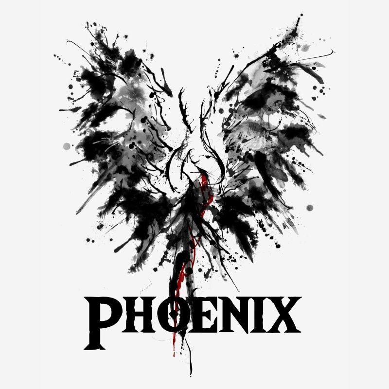 Phoenix from the ashes drawing gift idea
