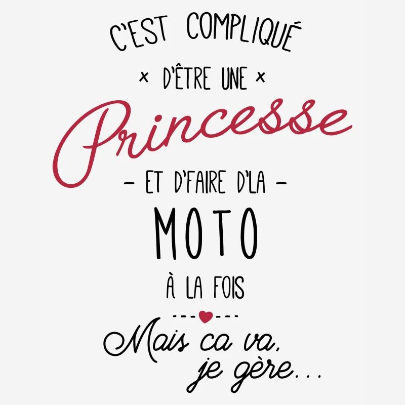 princesse et Moto