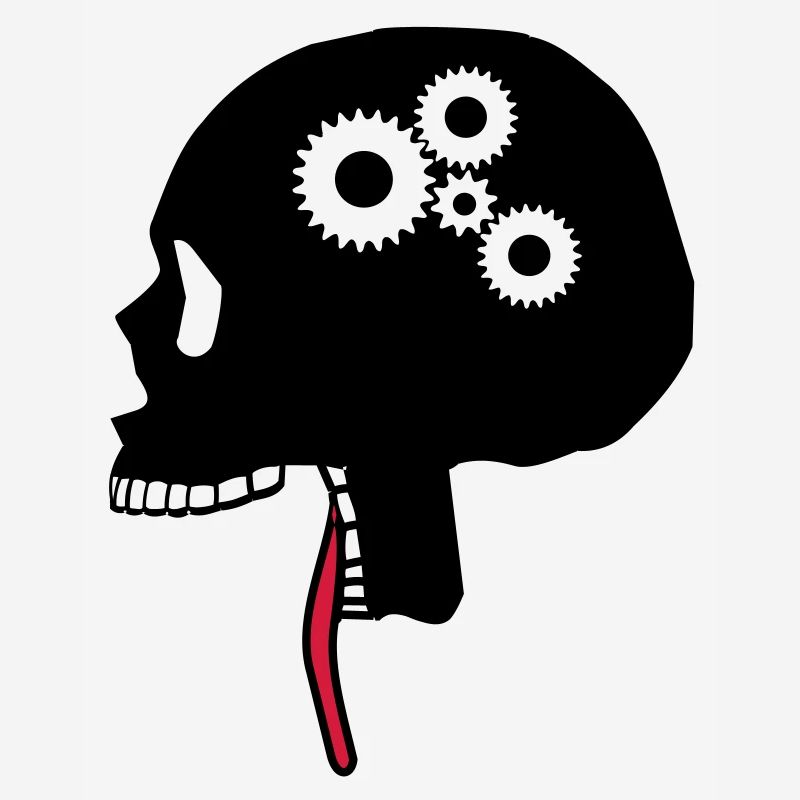Skull, skull, super brain, teeth, head
