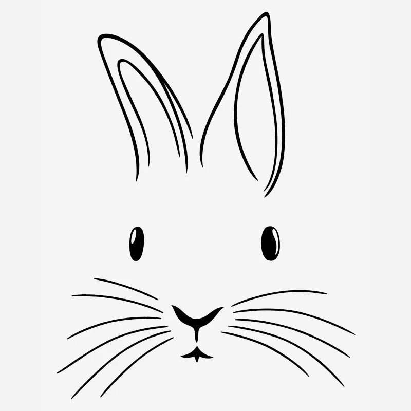 Minimalist Easter Easter Floppy Ear