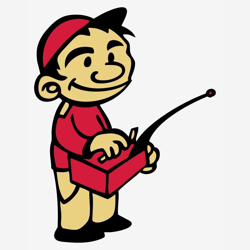 modell Kind mit Modellfunksteuerung