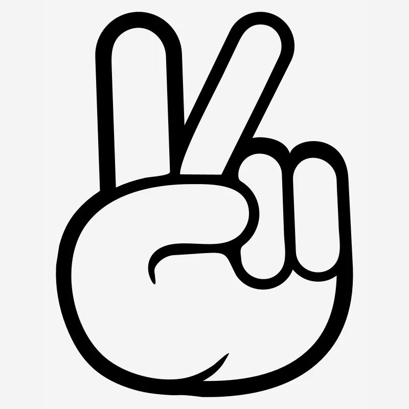 Peace Zeichen Hand Frieden Cool