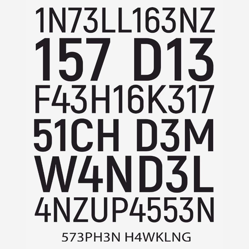 L'intelligence est la capacité ... Tricky, math
