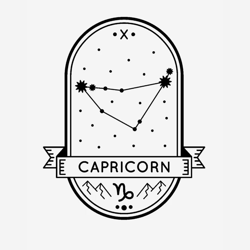 Capricorn Sternbild Sternzeichen Steinbock