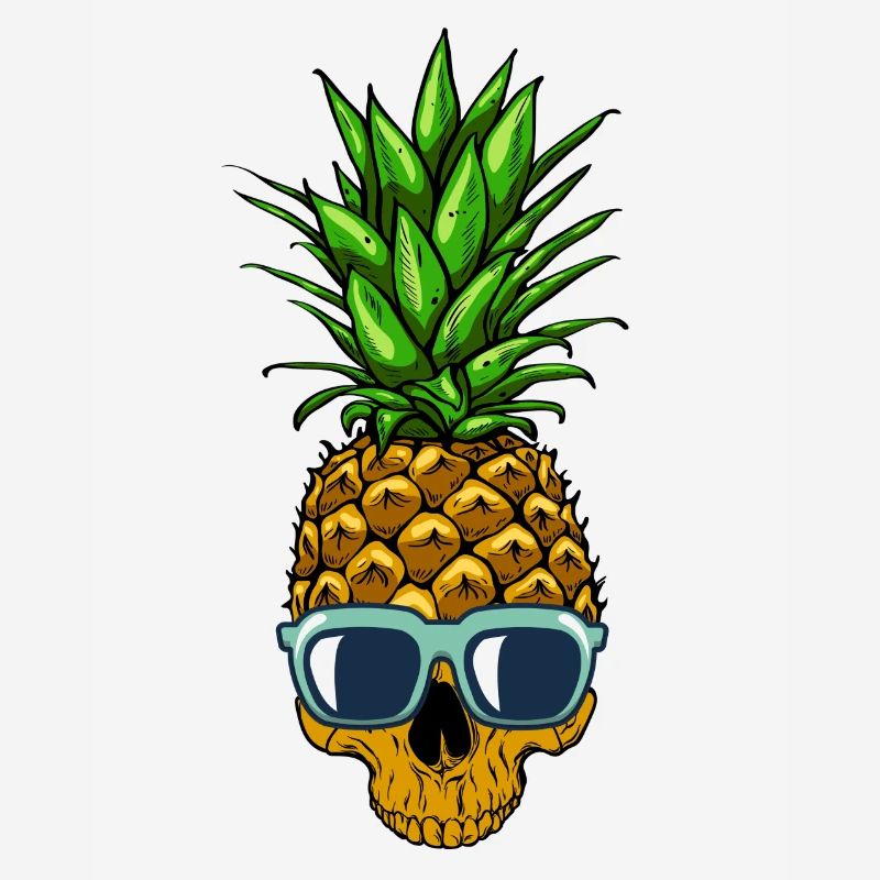 Ananas-Schädel