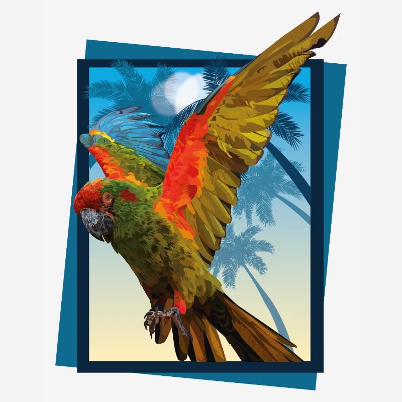Red-fronted macaw